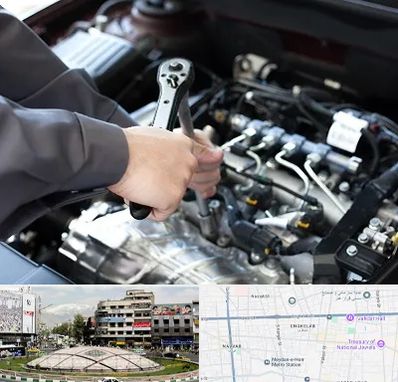 تعمیرگاه شبانه روزی در مرکز تهران