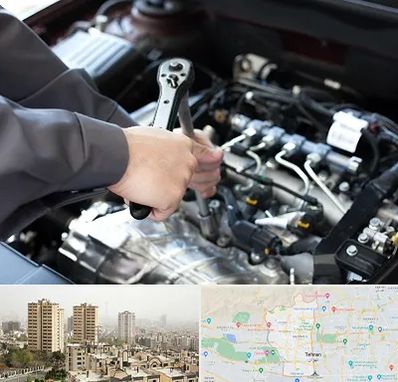 تعمیرگاه شبانه روزی در منطقه 5 تهران