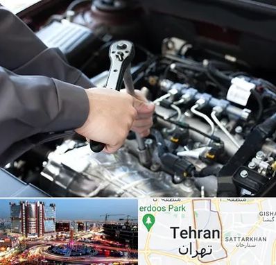 تعمیرگاه شبانه روزی در صادقیه