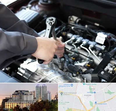 تعمیرگاه شبانه روزی در فرشته