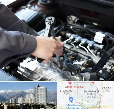 تعمیرگاه شبانه روزی در شهرک غرب