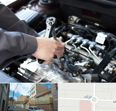 تعمیرگاه شبانه روزی در خزانه
