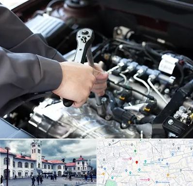 تعمیرگاه شبانه روزی در میدان شهرداری رشت