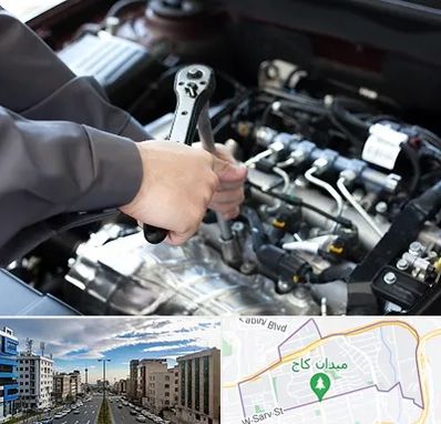 تعمیرگاه شبانه روزی در سعادت آباد