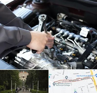 تعمیرگاه شبانه روزی در بلوار معلم رشت