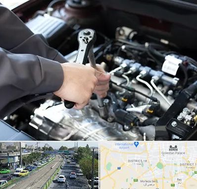 تعمیرگاه شبانه روزی در جنوب تهران