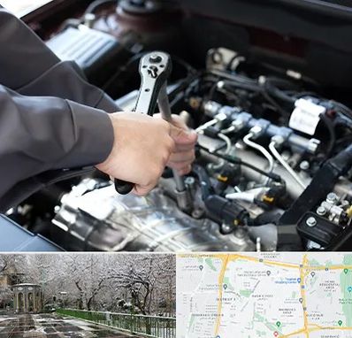 تعمیرگاه شبانه روزی در باغ فیض