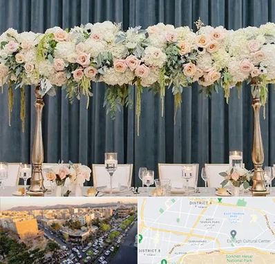 گل آرایی تالار در تهرانپارس