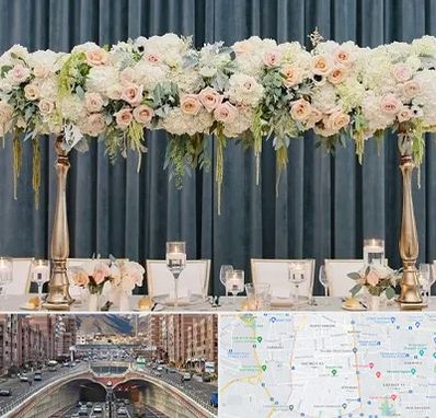 گل آرایی تالار در منطقه 10 تهران