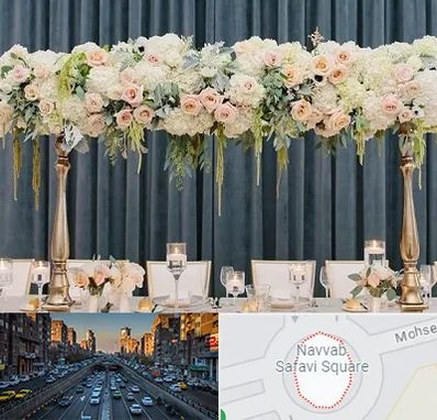 گل آرایی تالار در نواب