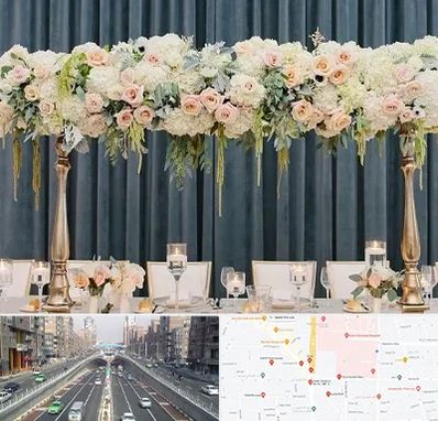 گل آرایی تالار در توحید