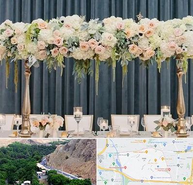 گل آرایی تالار در کن