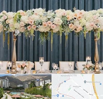 گل آرایی تالار در شهر زیبا