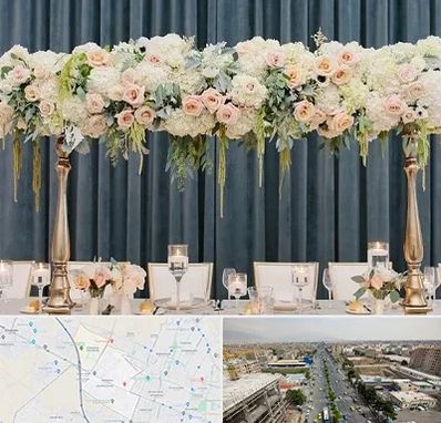 گل آرایی تالار در حصارک کرج