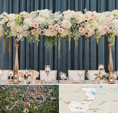 گل آرایی تالار در دماوند