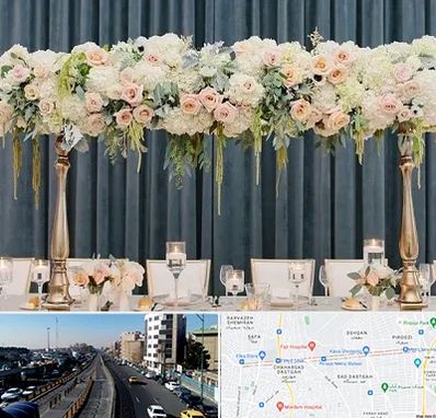 گل آرایی تالار در پیروزی