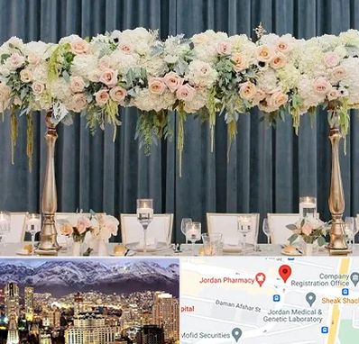 گل آرایی تالار در جردن