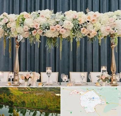 گل آرایی تالار در بهبهان