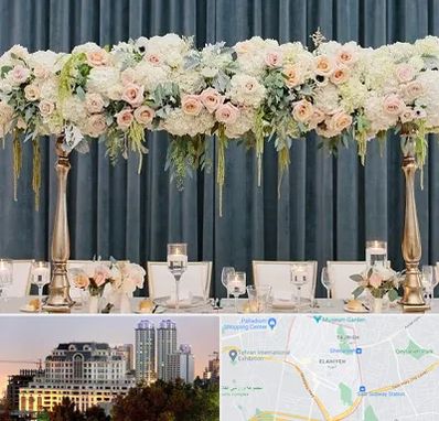 گل آرایی تالار در فرشته