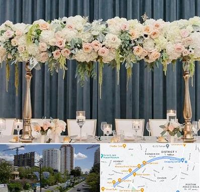 گل آرایی تالار در اندرزگو