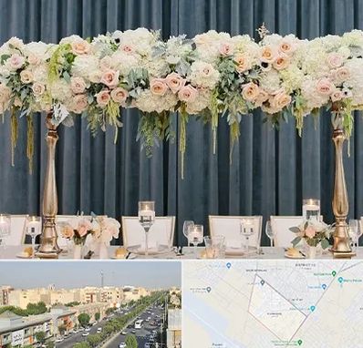 گل آرایی تالار در کیانمهر کرج