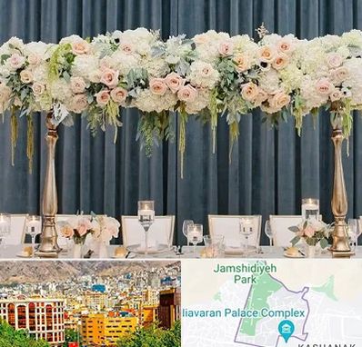 گل آرایی تالار در نیاوران