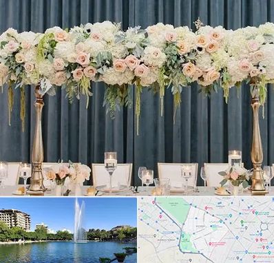 گل آرایی تالار در کوهسنگی مشهد