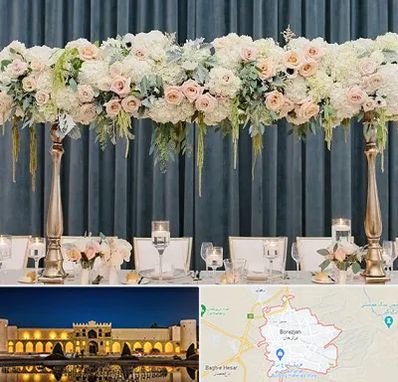 گل آرایی تالار در برازجان