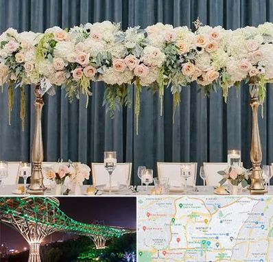 گل آرایی تالار در منطقه 3 تهران