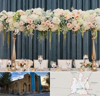 گل آرایی تالار در اهر