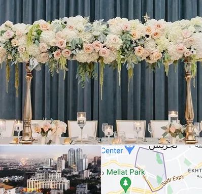 گل آرایی تالار در الهیه