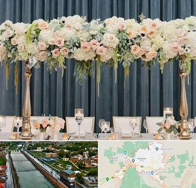 گل آرایی تالار در مراغه