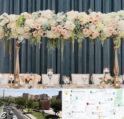 گل آرایی تالار در شهرک آزمایش