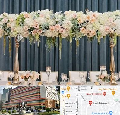 گل آرایی تالار در سهروردی