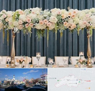 گل آرایی تالار در ماهدشت کرج