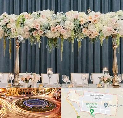 گل آرایی تالار در بهارستان