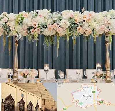 گل آرایی تالار در ساوه