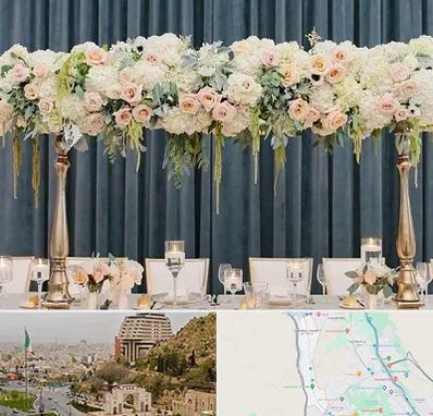 گل آرایی تالار در فرهنگ شهر شیراز