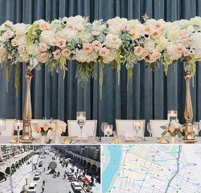 گل آرایی تالار در نادری اهواز