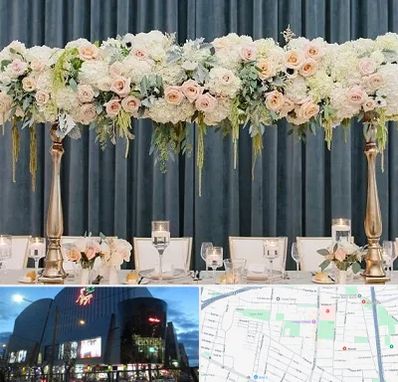 گل آرایی تالار در بلوار اباذر