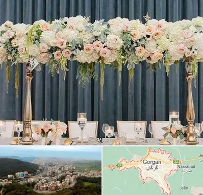 گل آرایی تالار در گرگان