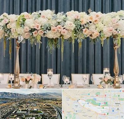 گل آرایی تالار در منطقه 21 تهران