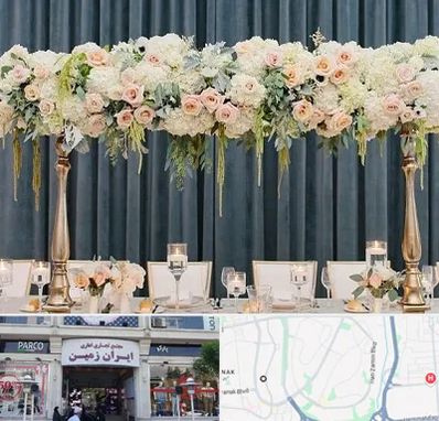 گل آرایی تالار در ایران زمین