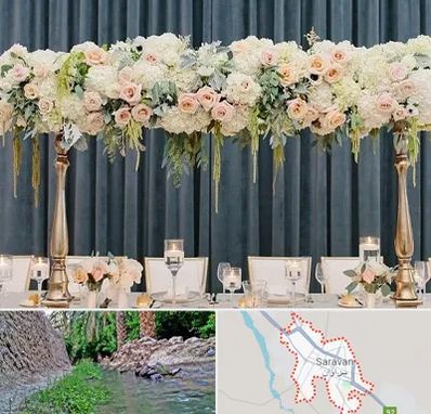 گل آرایی تالار در سراوان