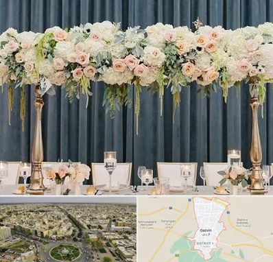 گل آرایی تالار در قزوین