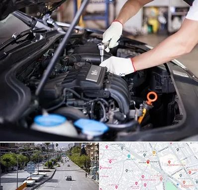 تعمیرگاه ماشین های خارجی در خیابان زند شیراز