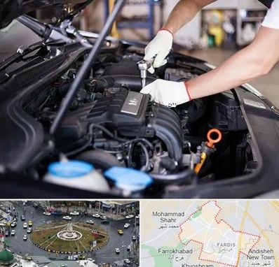 تعمیرگاه ماشین های خارجی در فردیس کرج