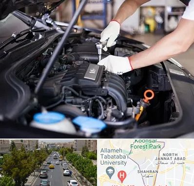 تعمیرگاه ماشین های خارجی در شهران