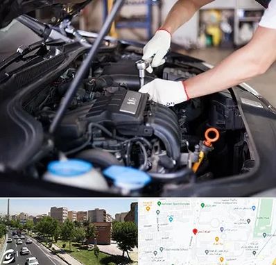 تعمیرگاه ماشین های خارجی در شهرک آزمایش