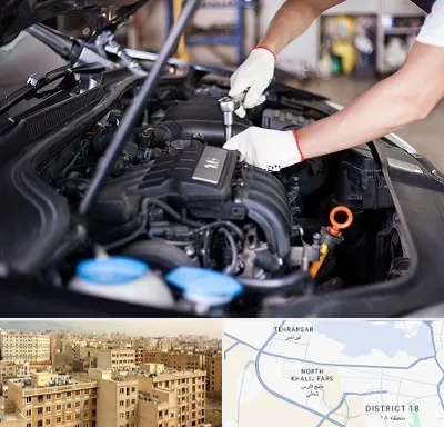 تعمیرگاه ماشین های خارجی در جنوب غرب تهران